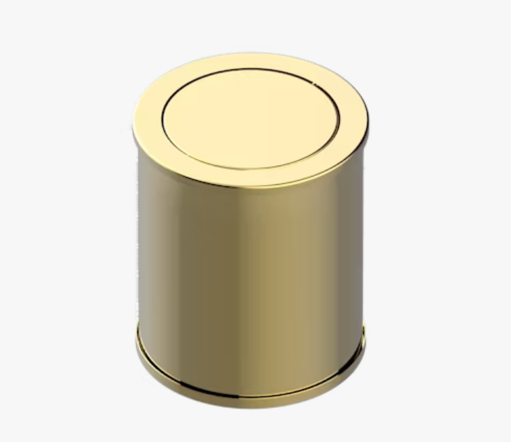 Ведро для мусора THG General Items G00-H537-11CL напольное золото матовое G00-H537-11CL