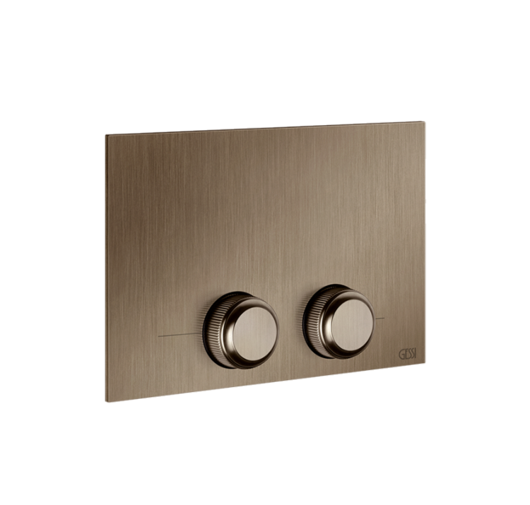 Клавиша смыва Gessi VENTI20 Coffee Bronze Brushed PVD 54657761