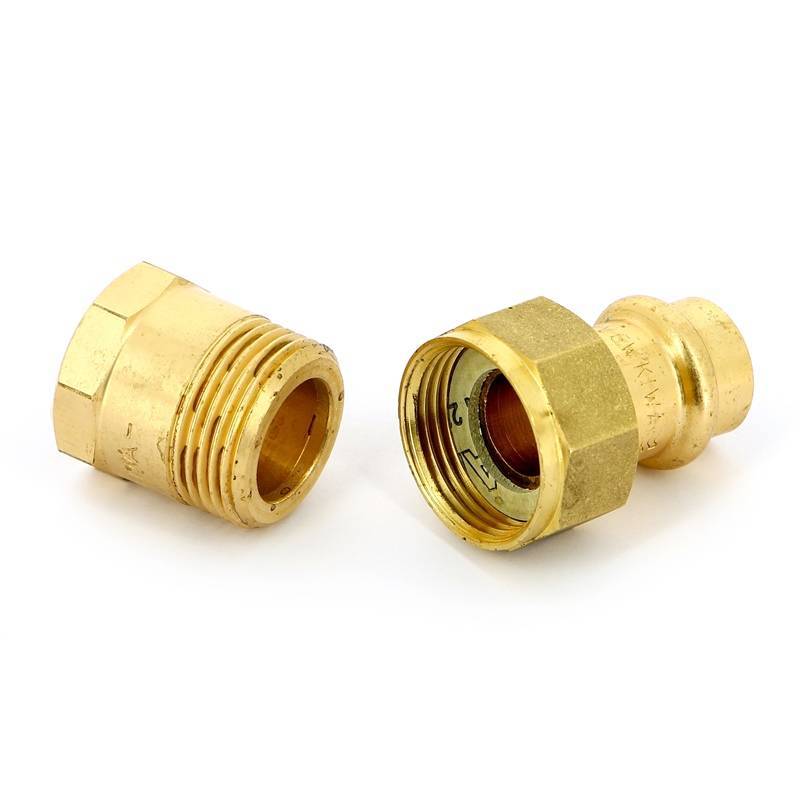 Муфта пресс-В IBP >B< Press 15 мм x 1/2 с разъемным соединением бронза P4330G01504000