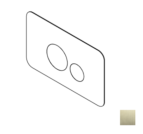 Клавиша смыва Ritmonio 260x160 мм для унитаза цвет Brushed Champagne PVD 78T003F46