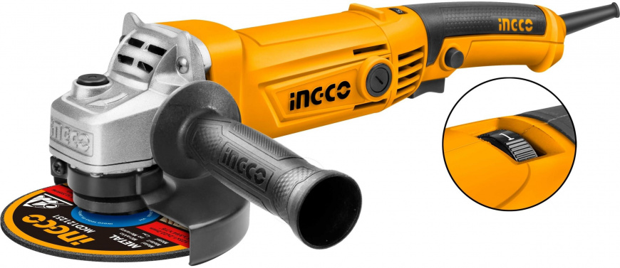Угловая шлифовальная машина INGCO AG-5 Вт 125 мм AG-5