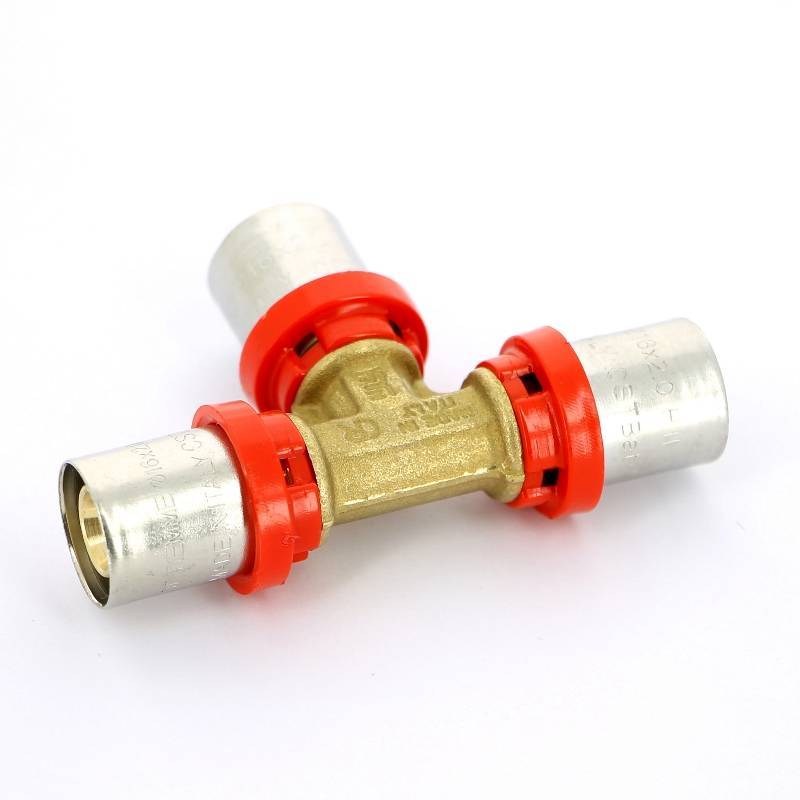 Тройник пресс Tiemme 16х2.0 мм 1650002