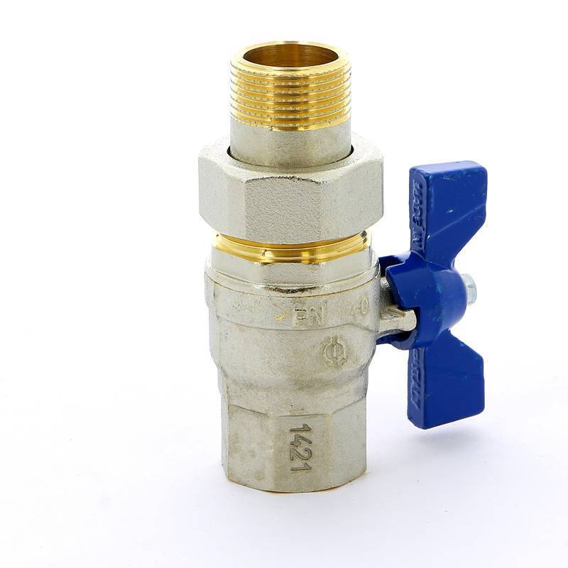 Кран шаровой FIV EVOLUTION полнопроходной НВ с разъемным соединением бабочка 3/4 80005034