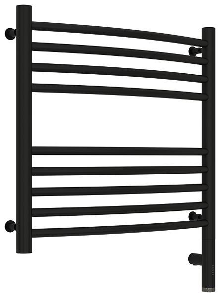 Полотенцесушитель электрический Сунержа Богема 3.0 500x500 мм правый матовый черный 31-5803-5050