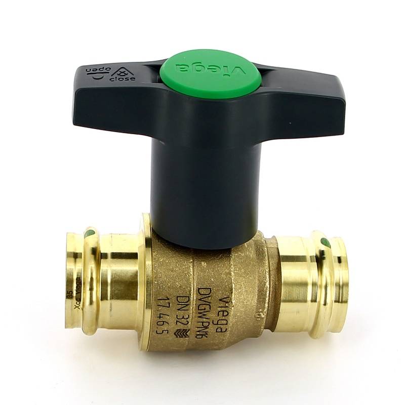 Кран шаровой Viega Easytop пресс 35 мм бронза SC-Contur 746414