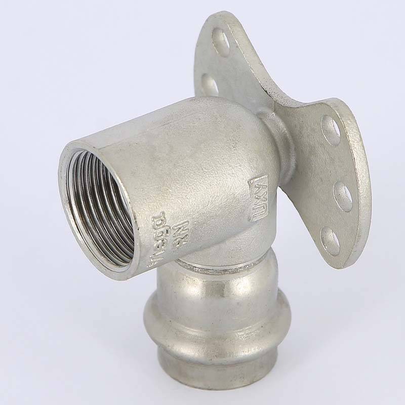 Водорозетка пресс Viega Sanpress Inox из нержавеющей стали 22х3/4 ВР 437275