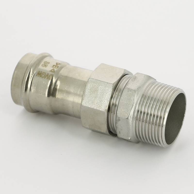 Муфта разборная IBP B-Press Inox 35 мм x 1 1/4 НР нержавеющая сталь PS4331G0351000