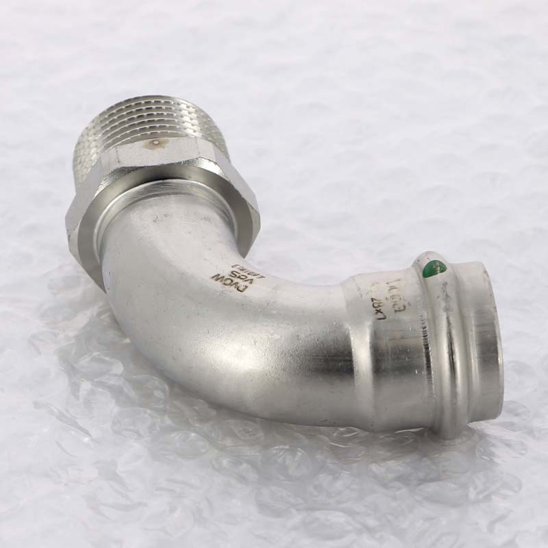 Угол пресс-Н нержавеющая сталь Viega Sanpress Inox 28x1 436933