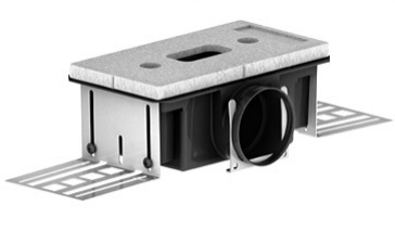 Адаптер для анемостата Zehnder ComfoFresh CLD-P 90 140 мм боковое соединение 990320852