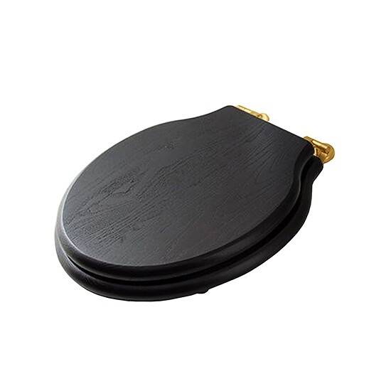 Сиденье для унитаза Globo Paestum дерево Rovere Nero PS24RN