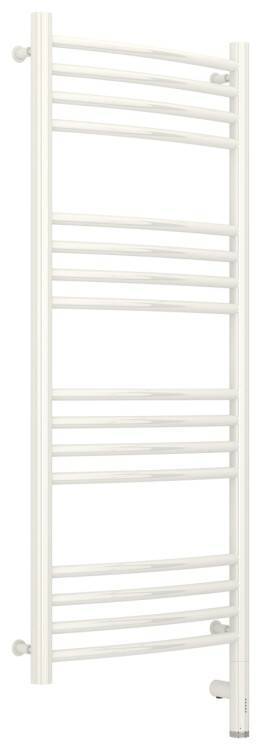 Полотенцесушитель электрический Сунержа Богема 3.0 выгнутая 1000x400 мм МЭМ справа белый 12-5803-1040