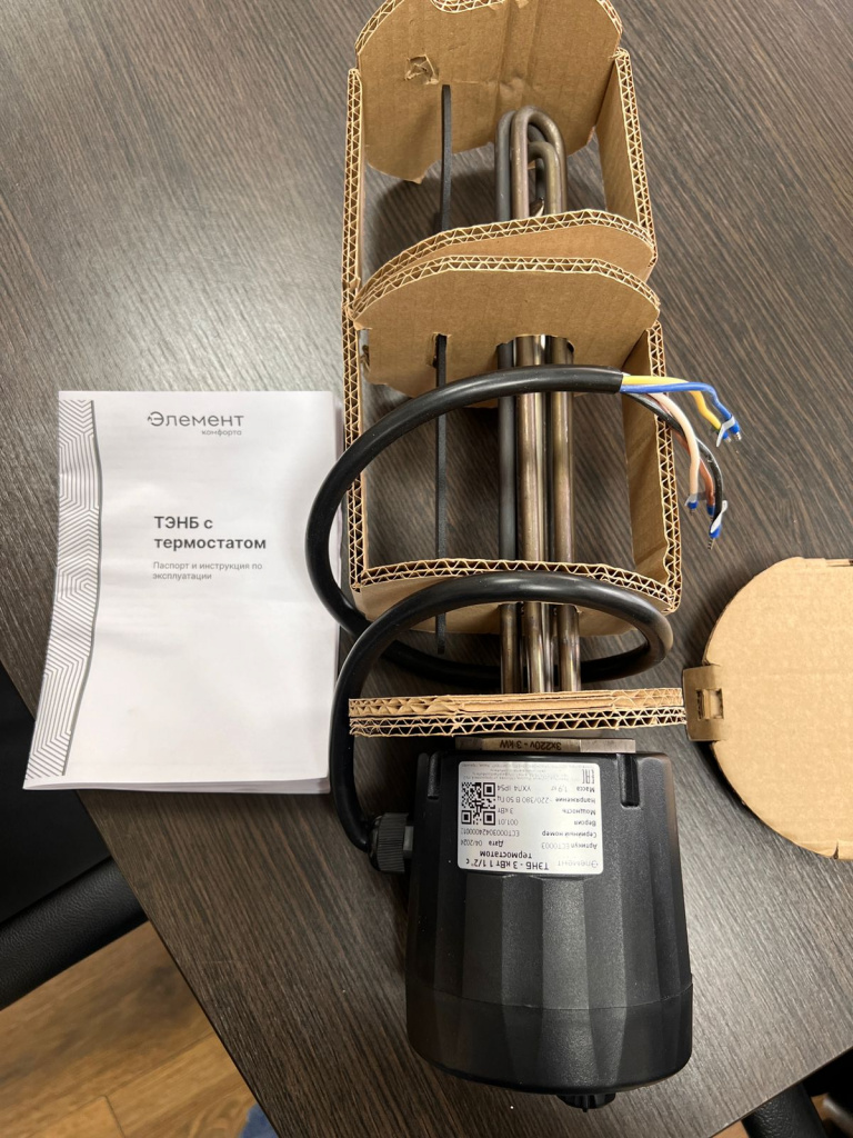 Блок ТЭН Элемент Комфорта ТЭНБ 3 кВт с термостатом 0003