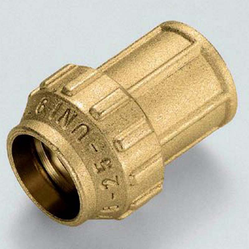 Муфта обжимная Tiemme 3400 20 мм х 1/2 ВР латунная 3400016