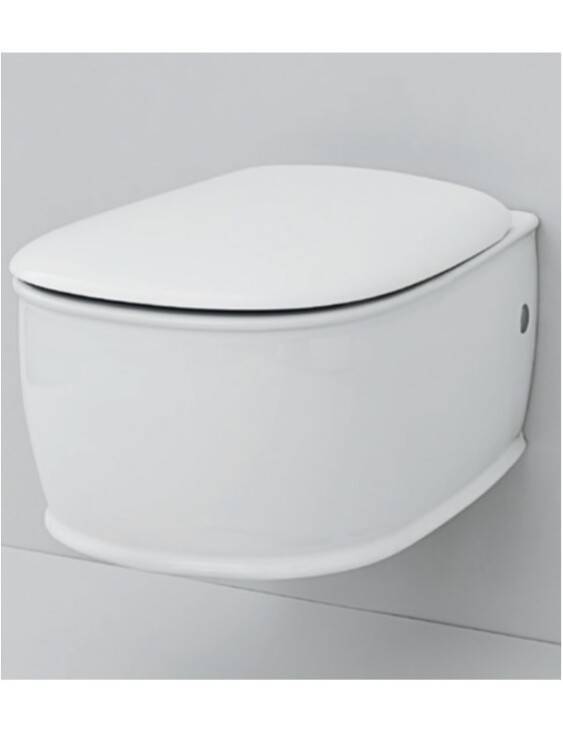 Унитаз подвесной Artceram Azuley 370х525х290 мм Glossy Black AZV001 03 00