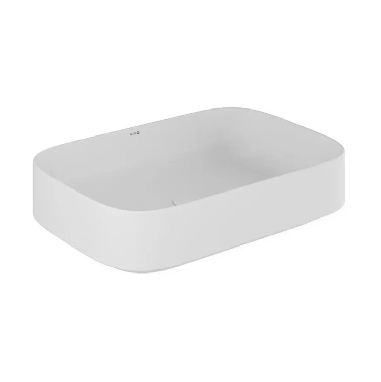 Раковина накладная Kludi RESA S 600x400 мм soft-edge белый матовый 58CW4053