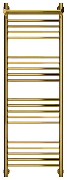 Полотенцесушитель водяной Сунержа Богема+ с 1 полкой 400x1200 мм золото 03-0223-1240
