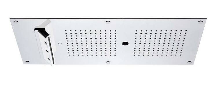 Душевая система Carimali MYDREAM Quadro 600x300 мм хром 23073XNSCRX