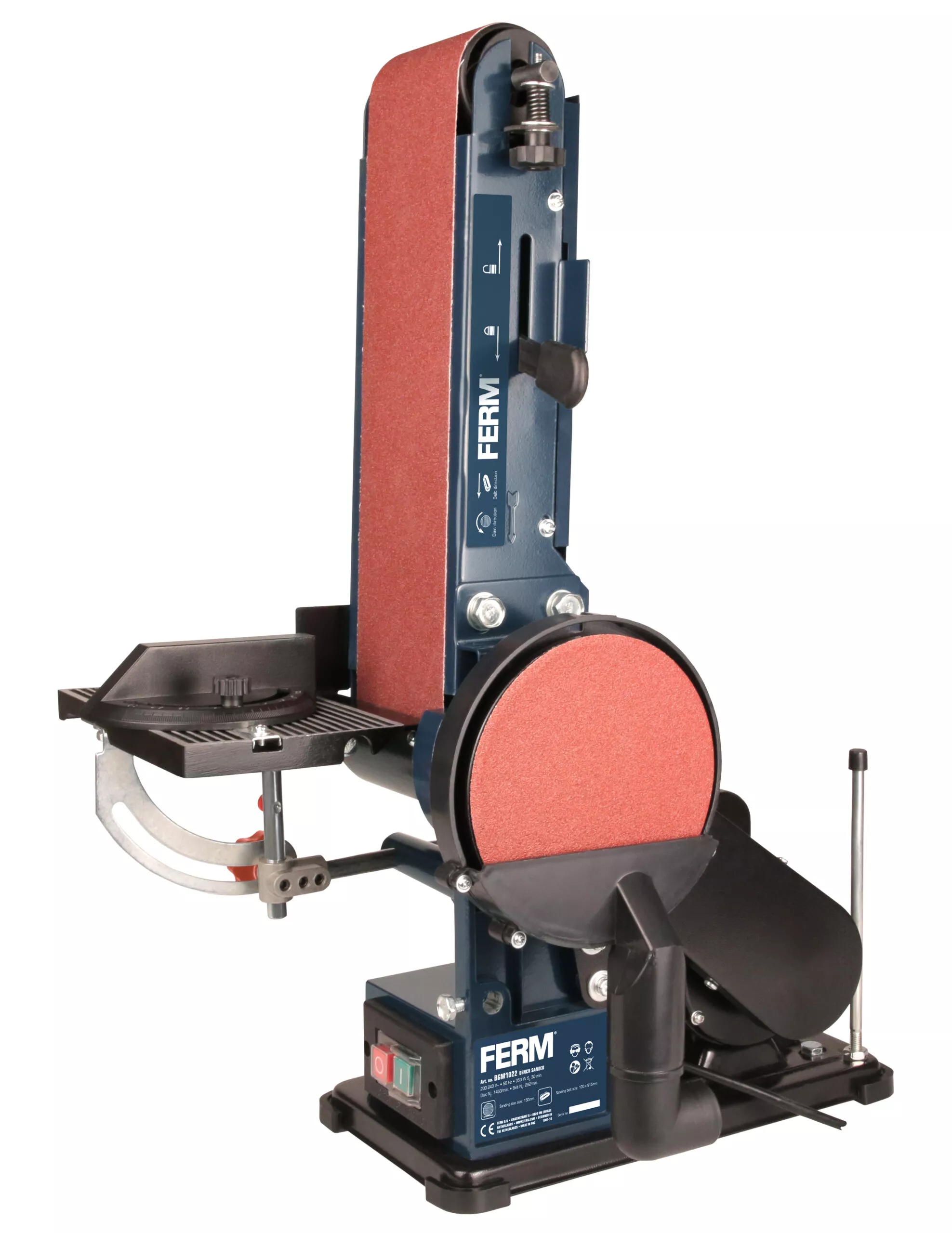 Станок шлифовальный ленточно-дисковый FERM BGM1022