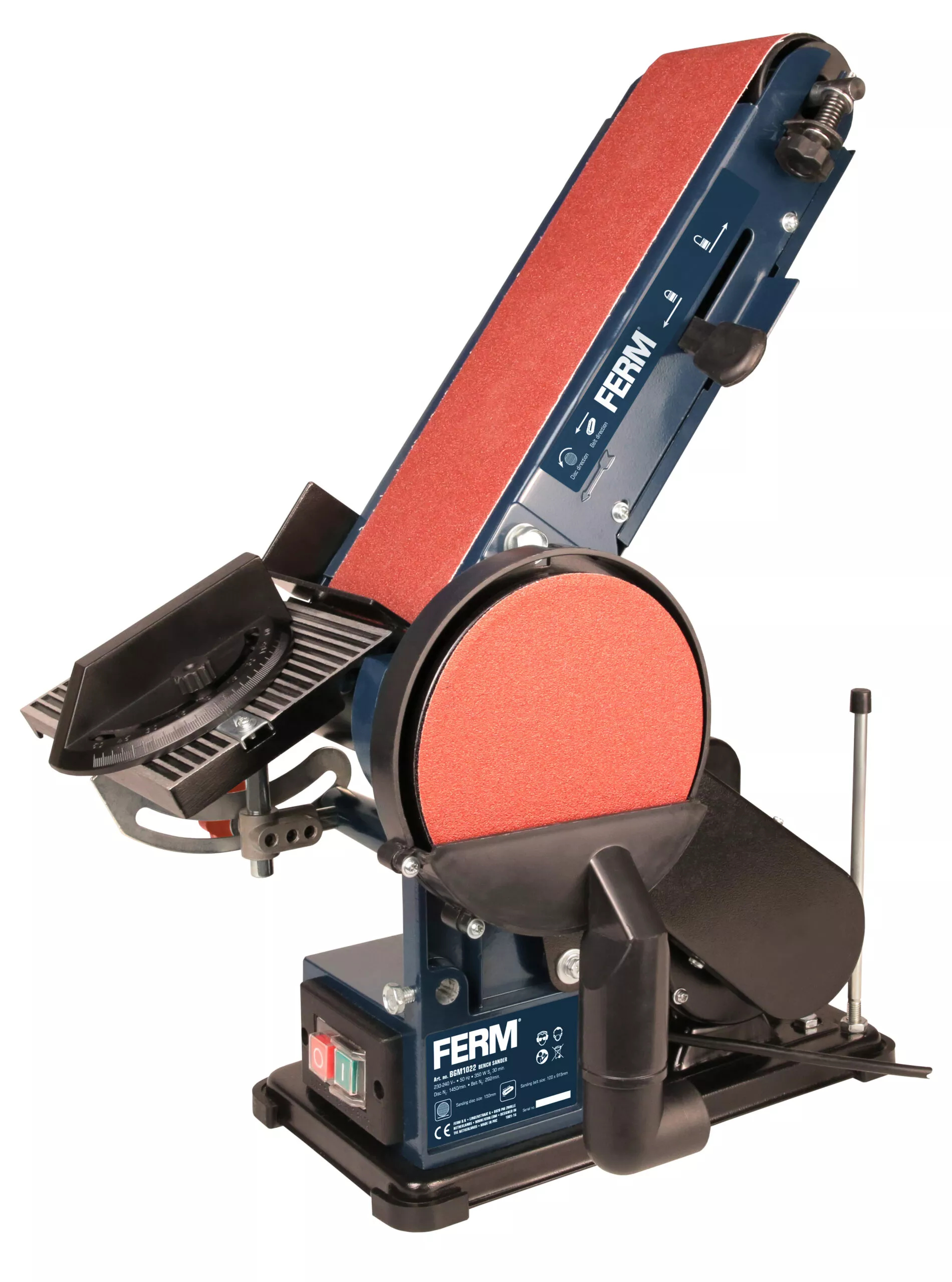 Станок шлифовальный ленточно-дисковый FERM BGM1022