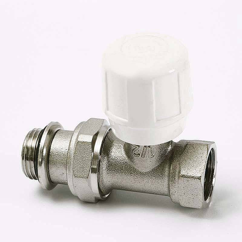 Вентиль ручной Uni-Fitt прямой 1/2 быстрого монтажа никелированный 151N2000