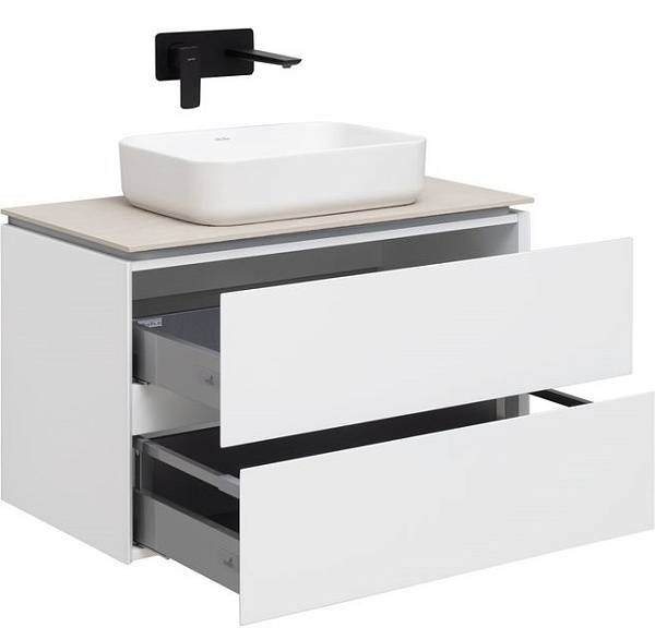 Тумба под раковину Allen Brau Infinity 85 см белый матовый 1.21001.WM