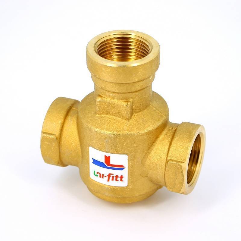 Клапан термостатический смесительный Uni-Fitt 1 Kvs 9 боковое смешение 358G6094