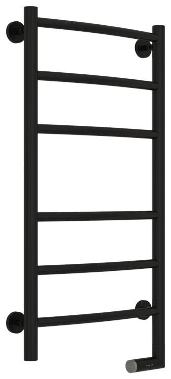 Полотенцесушитель электрический Сунержа Галант 2.0 800x400 мм МЭМ справа черный матовый 3152018040