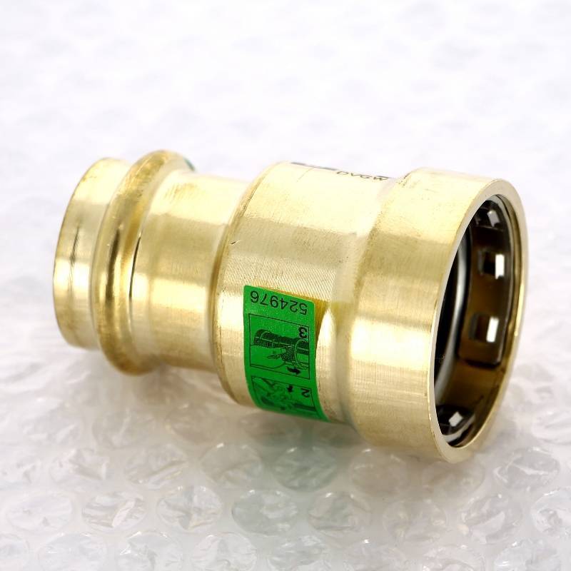 Муфта переходная Viega Megapress с SC-Contur DN25 1 x 28 мм бронза 736293