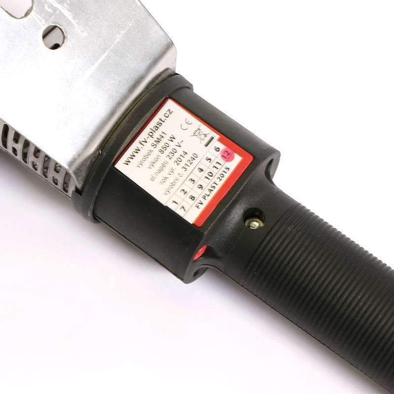 Аппарат для сварки пластиковых труб FV-Plast 850 Вт плоский 16-75 мм A401101000