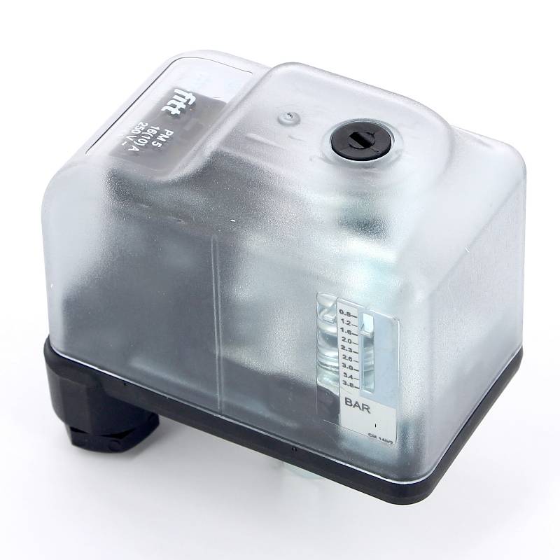 Реле давления UNI-FITT PM 5 с накидной гайкой 1/4 1-5 бар прозрачный корпус 261T0105