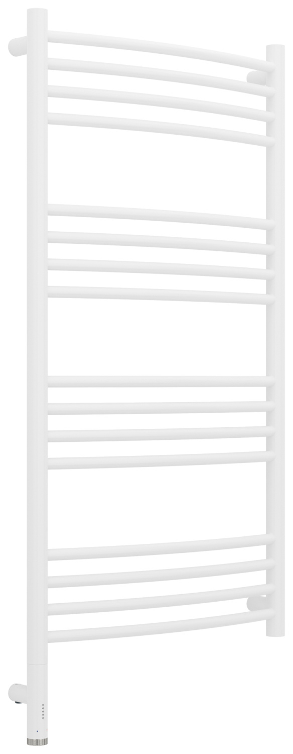 Полотенцесушитель электрический Сунержа Богема 3.1 выгнутая 500х1000 мм левое подключение белый матовый 30-6002-1050