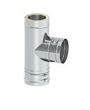 Тройник Jeremias DW-FU 90° диаметр 80 мм DW31780