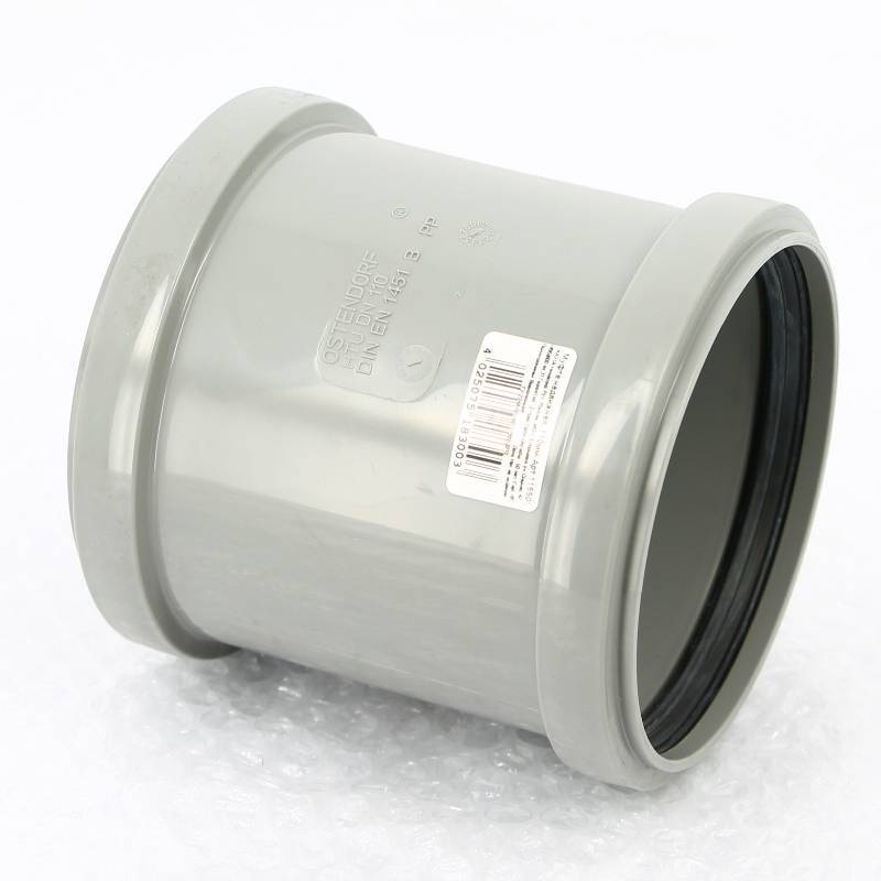 Муфта надвижная Ostendorf HT HTU 110 мм для внутренней канализации 115500
