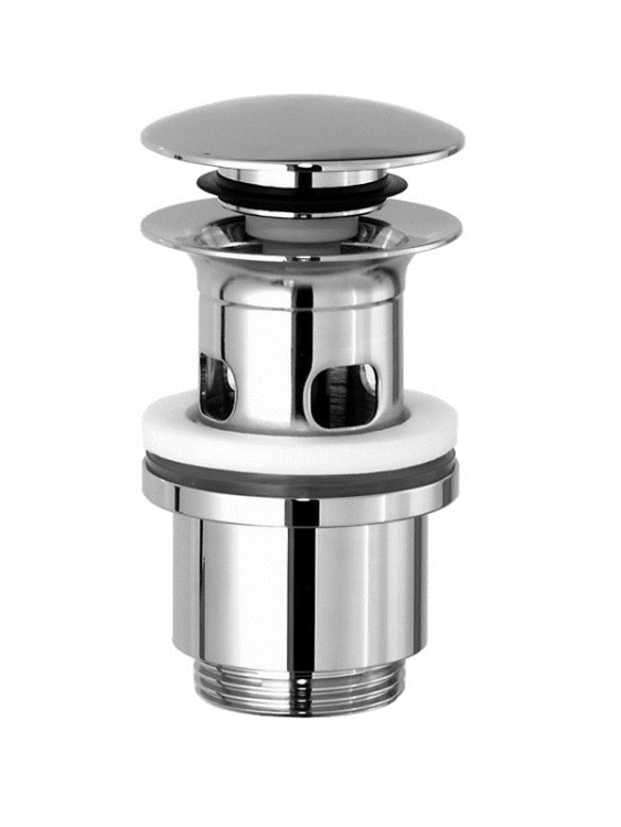 Донный клапан Stella для раковины и биде 1 1/4 никель матовый UN09200NI01