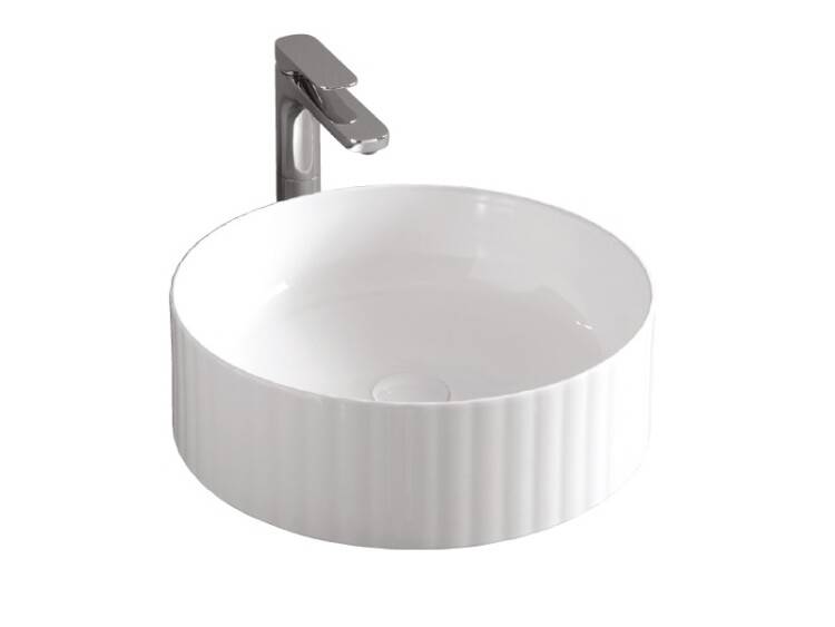 Раковина накладная Artceram Millerighe 440х440х145 мм белый глянцевый OSL010 01 00