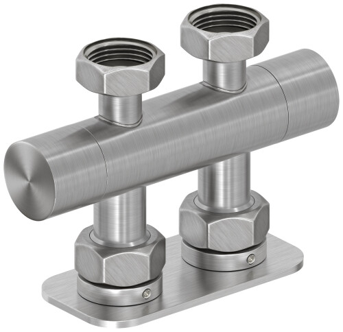 Вентиль, Сунержа, EU50, шгв 136-50-99, 2 х НГ G 3/4 / 2 х НГ G 3/4, прямой, цвет-сатин