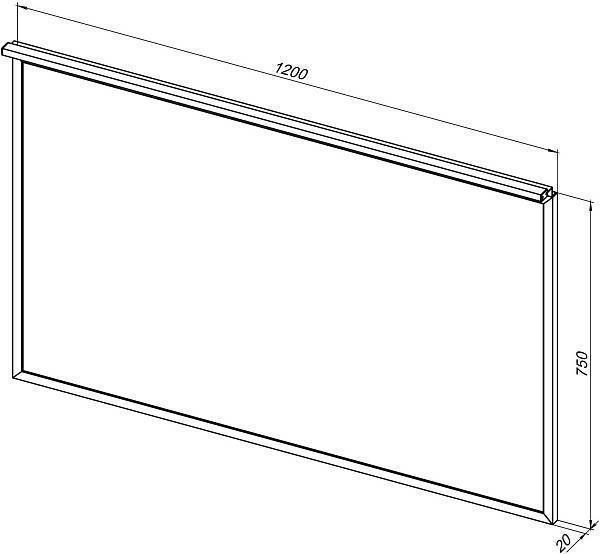 Зеркало Allen Brau Priority 120 см медь 1.31018.60
