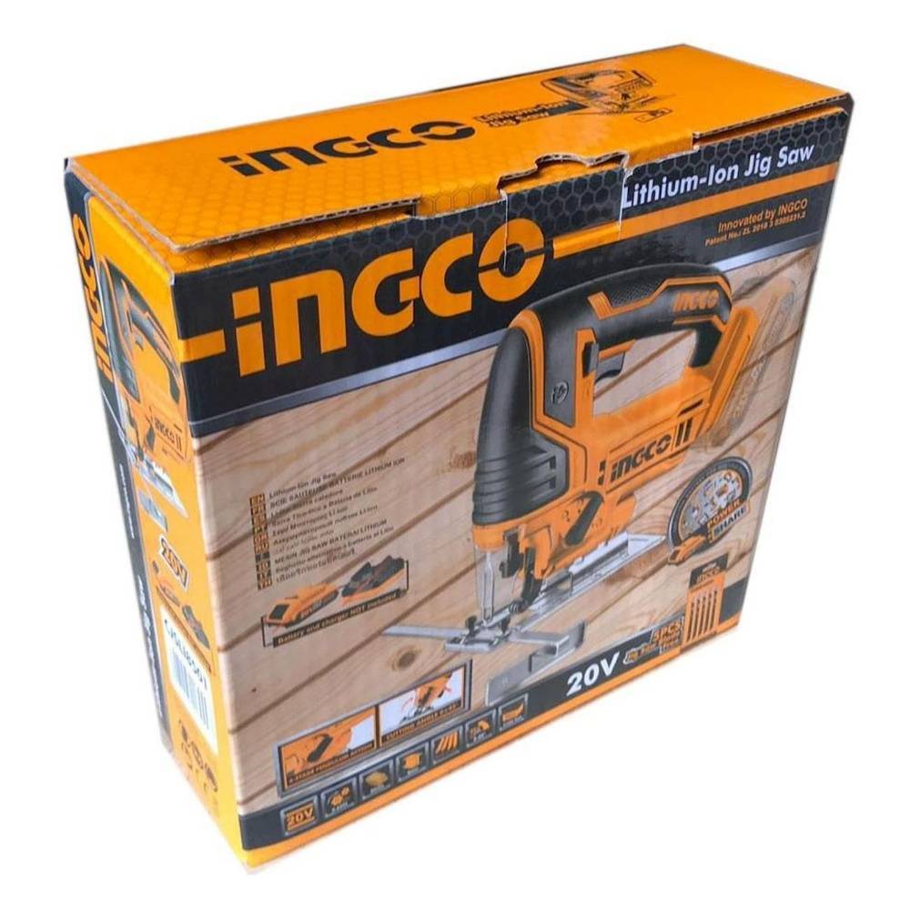 Лобзик аккумуляторный INGCO CJSLI 20 В CJSLI