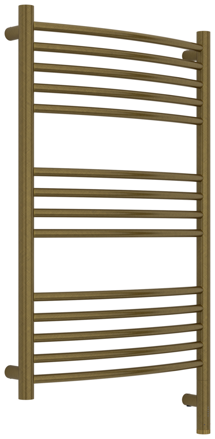 Полотенцесушитель электрический Сунержа Богема 3.1 выгнутая 50х80 см правый состаренная бронза браш 05-6003-8050