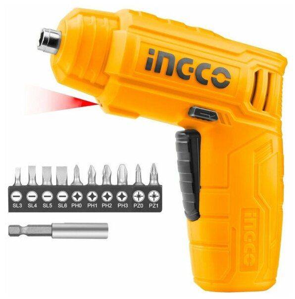 Отвертка аккумуляторная Ingco CSDLI 4 В CSDLI