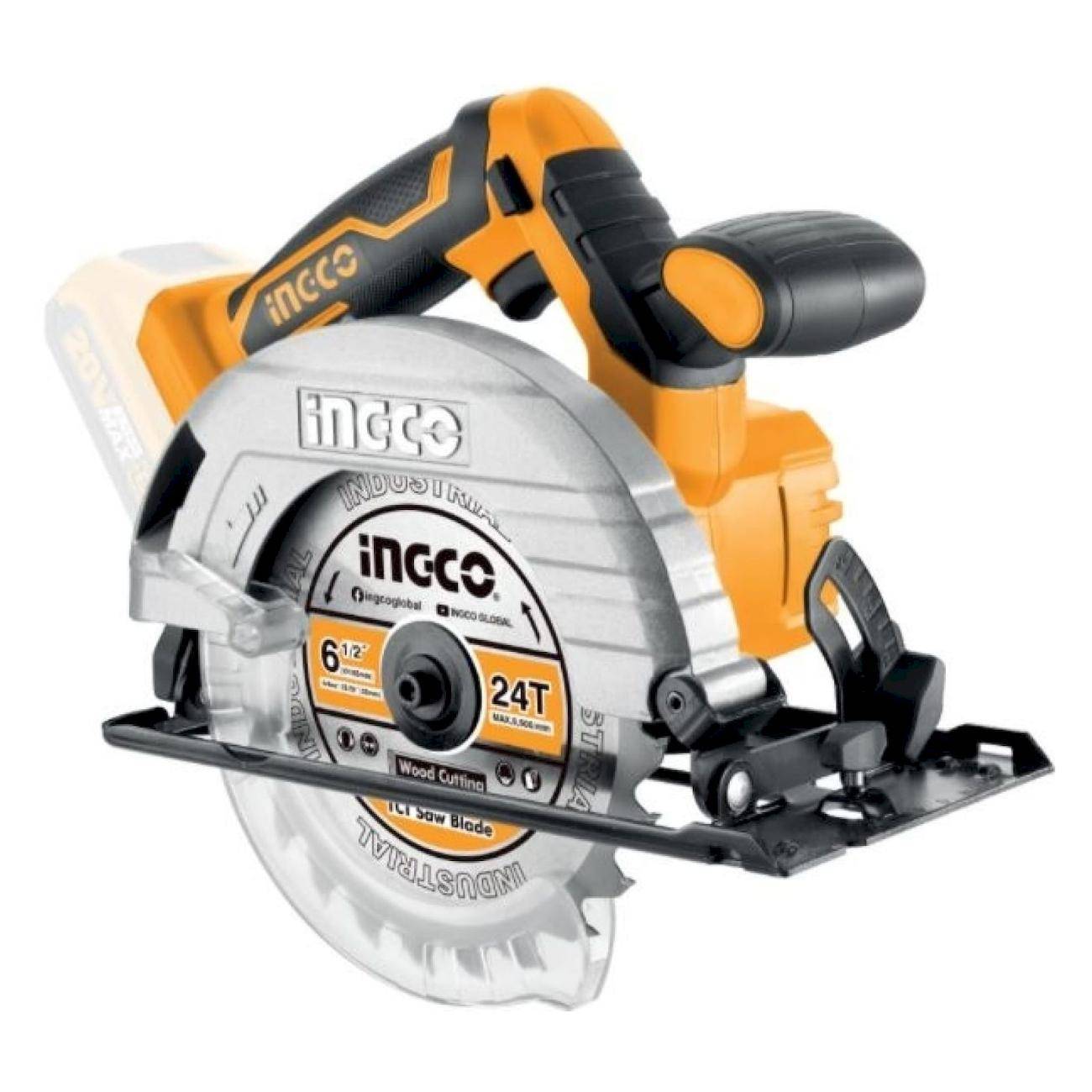 Пила циркулярная аккумуляторная INGCO CSLI INDUSTRIAL 20 В CSLI