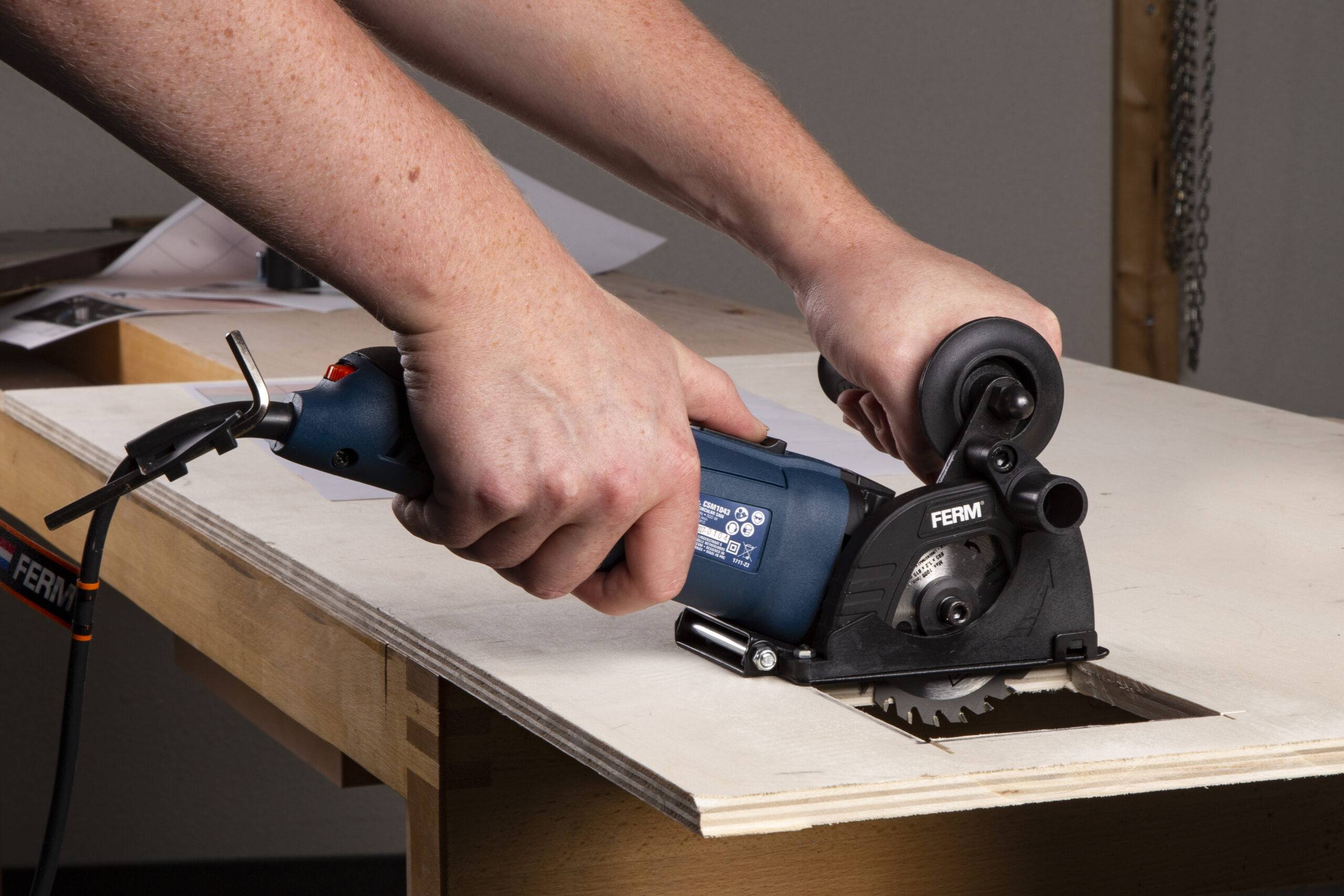 Пила циркулярная прецизионная FERM CSM 85 мм CSM