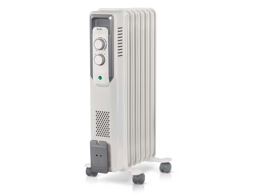 Масляный радиатор Ballu Cube 7 секций 1500 Вт BOH/CB-07W