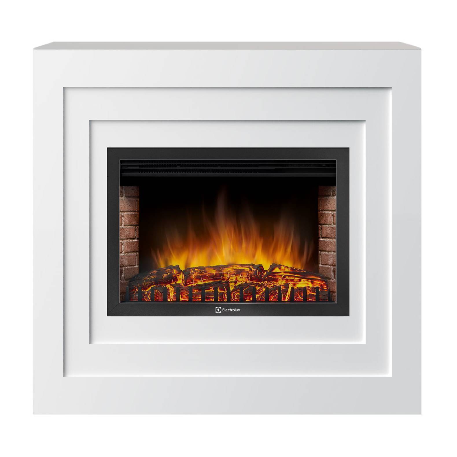 Каминокомплект Firelight Cubo 25 с очагом Electrolux EFP/P-2520LS белый НС-1187025