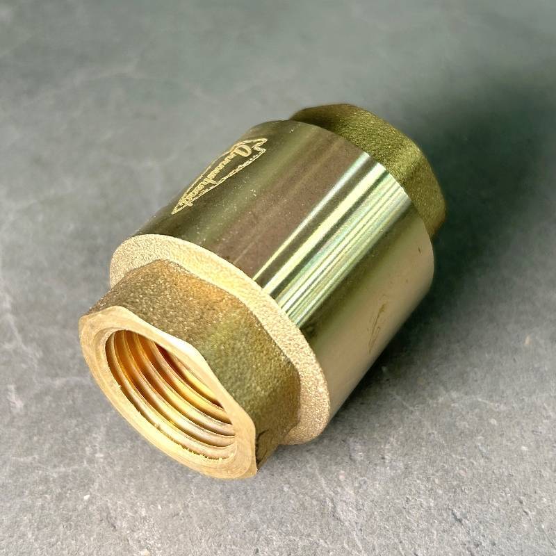 Клапан обратный STOUT пружинный с латунным затвором 1/2 ВВ CV151001