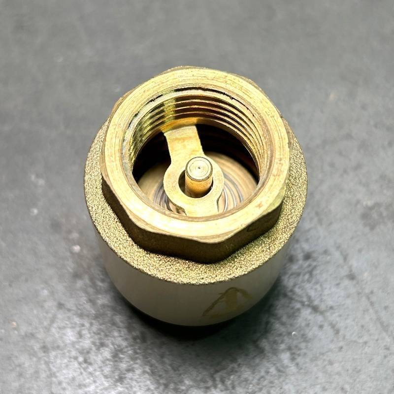 Клапан обратный STOUT пружинный с латунным затвором 1/2 ВВ CV151001