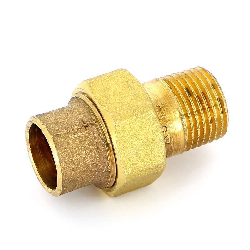 Сгон прямой IBP 4341G пайка-НР 18 мм x 1/2 бронза без прокладки 4341G 18x1/2