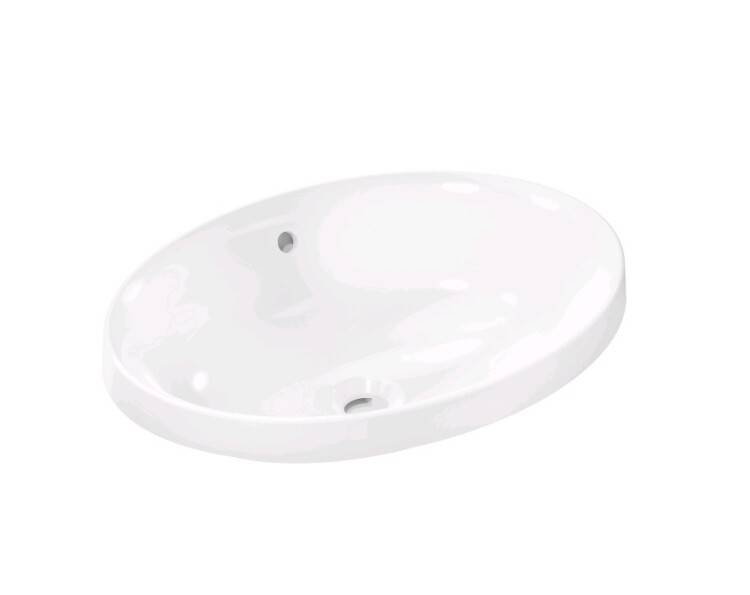 Раковина накладная Hansgrohe Xuniva D 550х400х175 мм без отверстия под смеситель 60156450