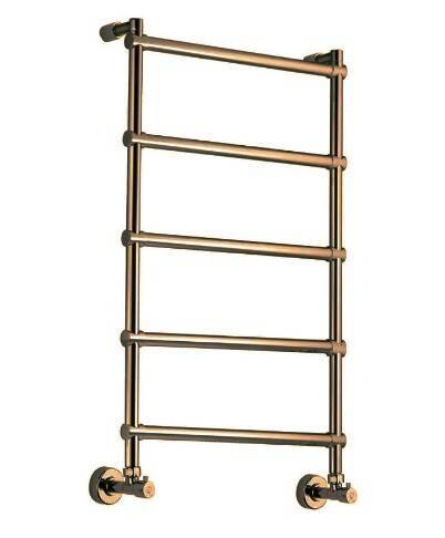 Полотенцесушитель водяной Margaroli Sole 442/5 400x135x900 мм античная латунь 4423705OB