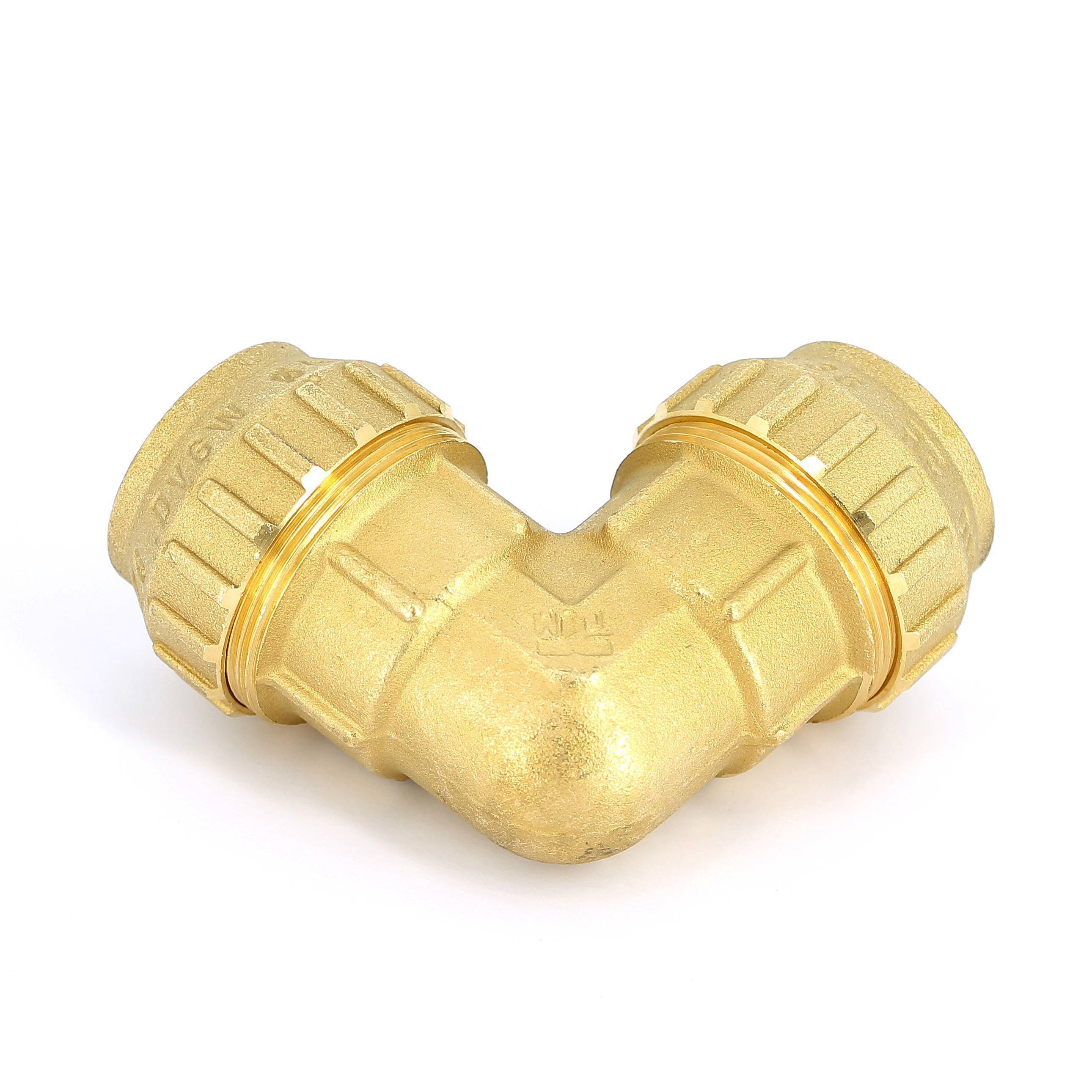 Угол обжимной Tiemme 40х40 мм для ПНД труб 3400017